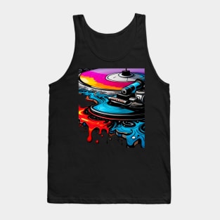 Colorful turntable Tank Top